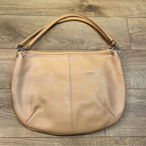 Maxx New York Leather handbag with floral lining